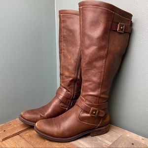 Baretraps Yalina Tall Brown Riding Boots - GUC